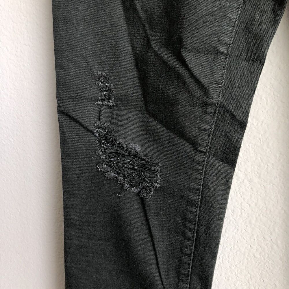 Empyre Tessa Skinny Jeans Women's Size 7 Olive Green Distressed with Stretch - Picture 6 of 11